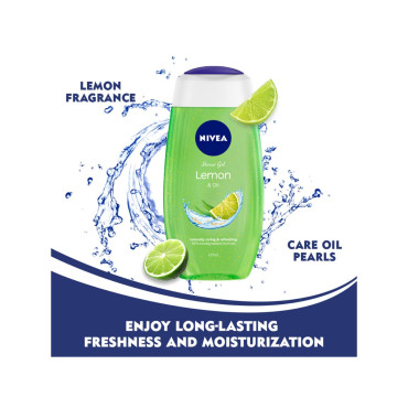 NIVEA Lemon Shower Gel 250 Ml Body Wash