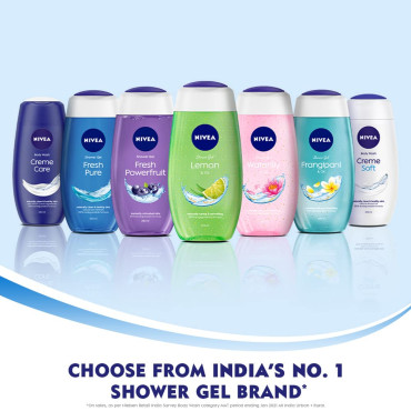 NIVEA Waterlily & oil 250 ml Body Wash(Pack of 3)