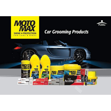 Motomax Mini Kit For Protecting Bike, Car- Cream Polish 230 g, Protectant Spray 200 ml