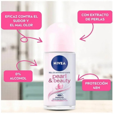 NIVEA Pearl and Beauty 50ml Deo Roll On