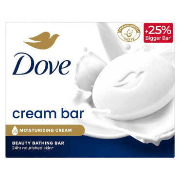 Dove Cream Beauty Bathing Bar For 24 Hour Nourished Skin