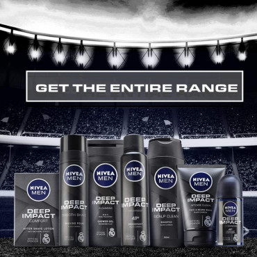 NIVEA MEN Deep Impact Freshness Deodorant Spray - For MEN, 150 ml