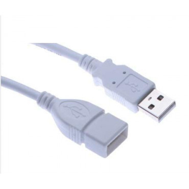 TERABYTE 1.5 Meter USB Extension Cable USB to USB 3.0 Data Transfer Cord Male to Female Extension USB Cable (Extend USB Port, White)