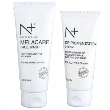 N Plus Professional De Pigmentation Combo ( Melacare Facewash 100ml + De Pigmentation Cream 50g )