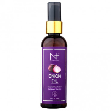 N Plus Professional Onion Hair Oil With Onion Extract - Treats Hairfall And Dandruff - 100ml