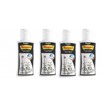 Pitambari Rooperi Instant Contact Silver Shine Magic Touch Pack of 4 (50ml)