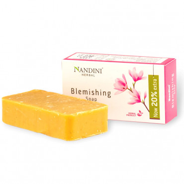 Nandini Herbal Blemishing Soap Enriched With Sandalwood Oil for Man & Women, 30gm. (Pack of 3)
