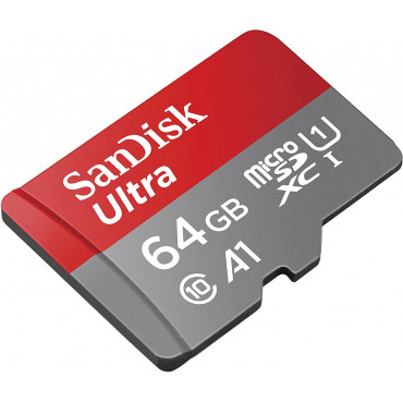 SanDisk Ultra microSD Card 64GB, 120MB/s R