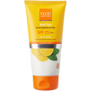 VLCC Sun Screen Lotion with Lemon SPF 25, 2x150ml (Buy 1 Get 1 Free)
